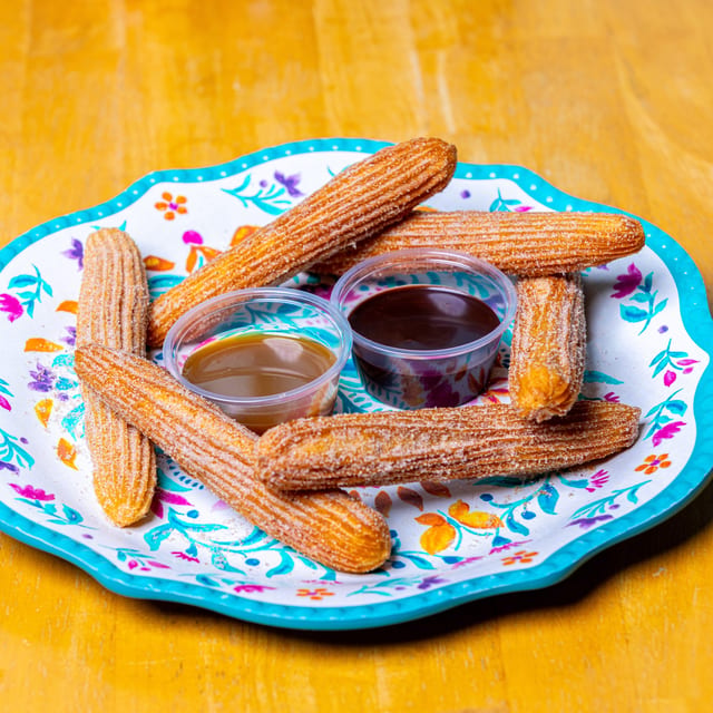 Churros with Cinnamon Sugar.